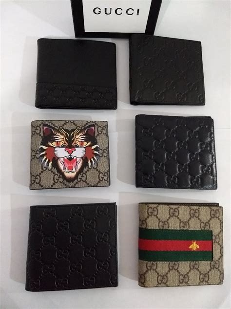 cartera hombre gucci original|Gucci cartera de piel.